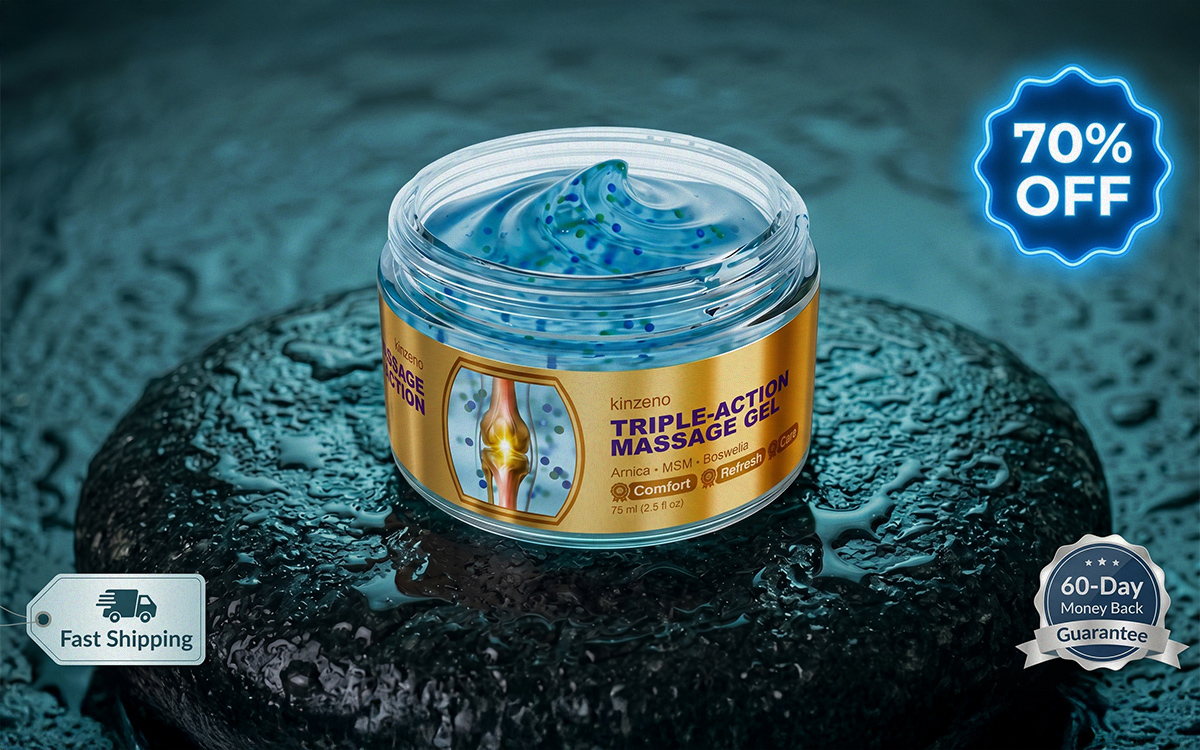 Kinzeno micro-bubble pain relief gel product